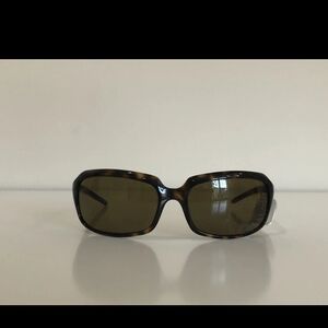 D&G Black Sunglasses with Brown Lenses